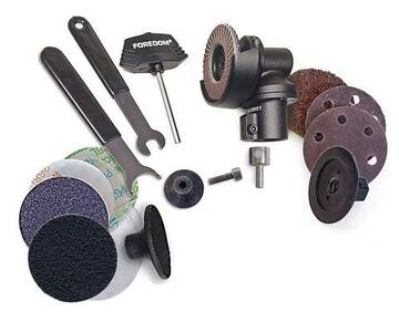 Foredom ANGLE GRINDERS  ACCESSORIES: Abranet,Ceramic, Alum Oxide Discs, Sanding Heads, Arbors and more
   Less than half price